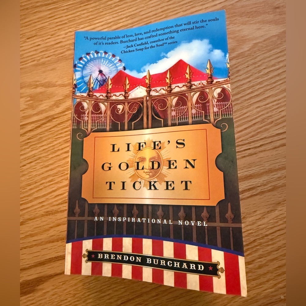 Life’s Golden Ticket Paperback Book by Brendon Burchard Inspirational Fiction